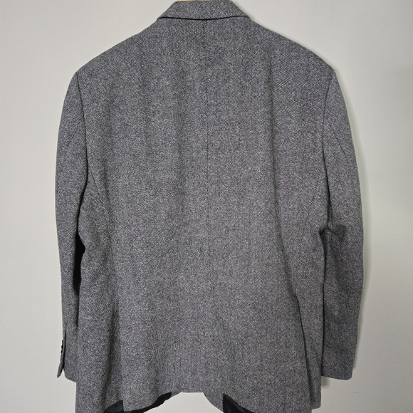 Tommy Hilfiger Men's Gray 55% Wool/37% polyester R46 Blazer Rn47338 - Picture 8 of 16